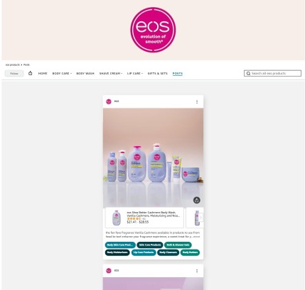 eos cashmere body wash